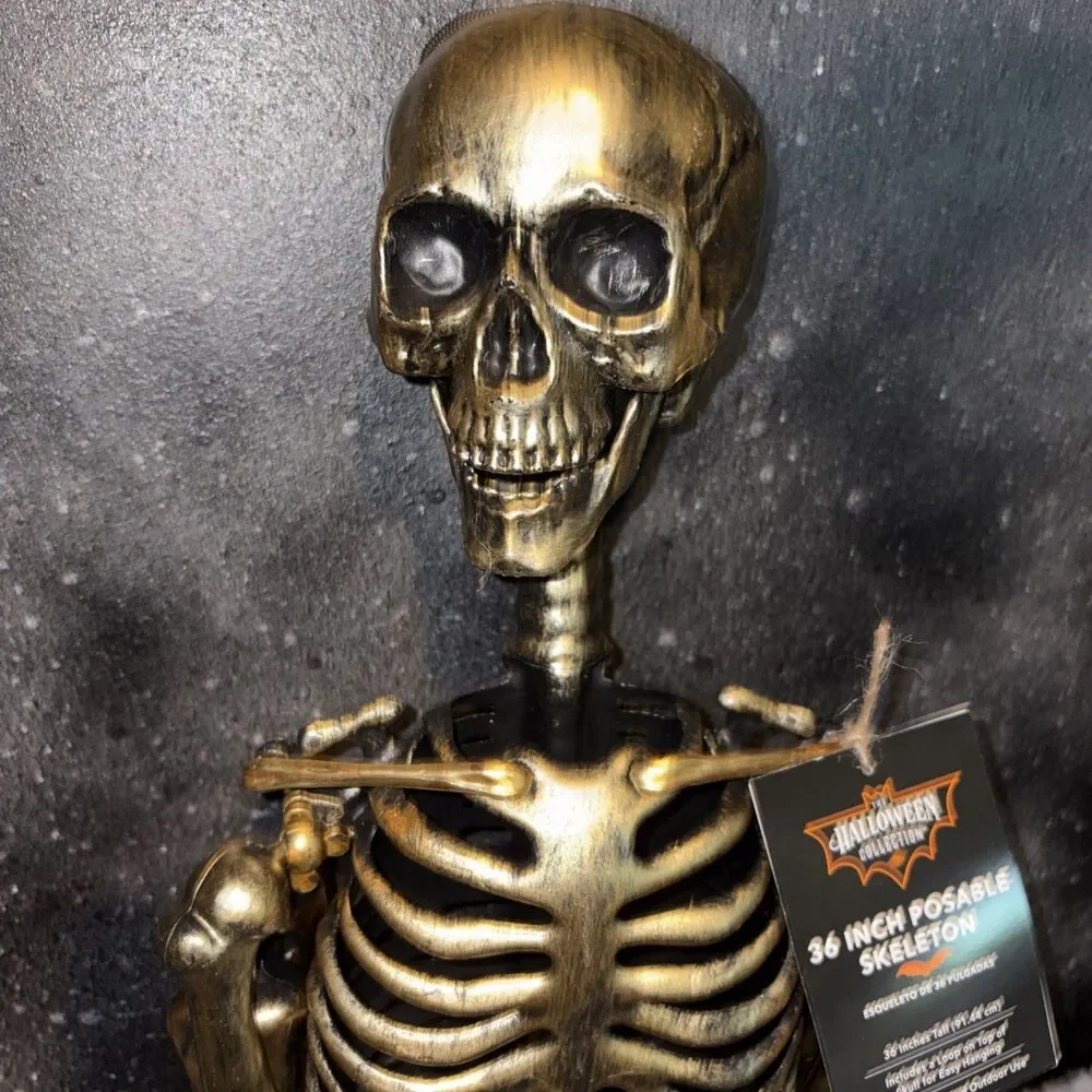 The Halloween Collection 36” Posable Skeleton - New Party Goth Grim Decorations